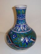 Persian Iznik vase, size approx 26 cm