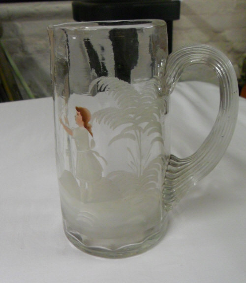 Mary Gregory style jug