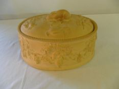 Wedgwood Cane ware game pie tureen