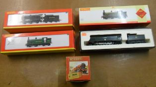 Hornby trains inc C21, Southern 242, LSWR 252 & Battle of Britain 34076 & Hornby mug