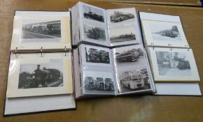 4 bus, train & transport photo albums inc Wiltshire and Dorset & Southern and Western