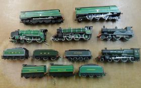 Die cast collectable trains, some Hornby