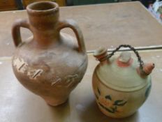 Old urn & another pot