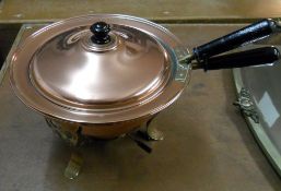 Copper chafing/heated dish