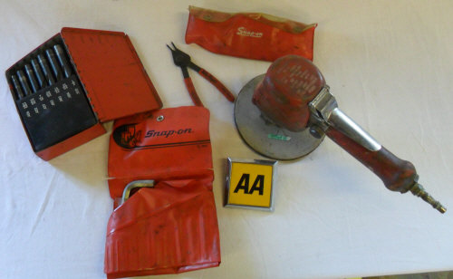 Blue point drill bits with original box,  Snap on allen/hex keys, Bluepoint snap ring pliers,