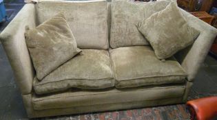 Knoll sofa size approx 6ft 2" length x 3ft 2" ht x 3ft 1" depth