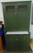 Green kitchen cabinet poss 1950s