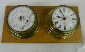 Quartz clock & barometer