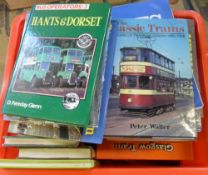 Box of books on trains/trams etc