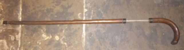 Victorian Customs Officer's sword / rummage stick by Mole, Birmingham, with square tapered blade