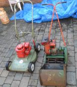 Suffolk Colt petrol lawn mower & Hayterette lawn mower