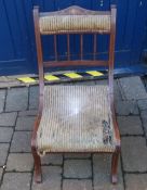 Inlaid Edw nursing chair