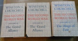 3 Winston S Churchill The Second World War Vol III x 2 & Vol IV