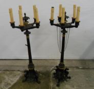 Pr bronze candelabra