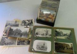 Various postcards including a small album containing some local of Louth, Grimsby, Saltfleet etc