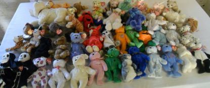 Lg box of TY Beanie Babies