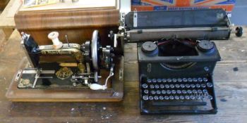Frister & Rossmann sewing machine & typewriter