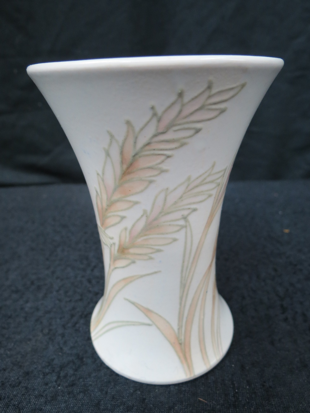 A William Moorcroft waving corn vase c.1930, 11cm