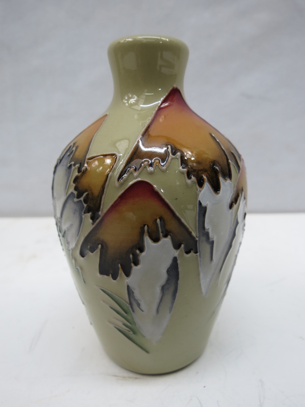 A Moorcroft small vase with Toadstool design, 10cm