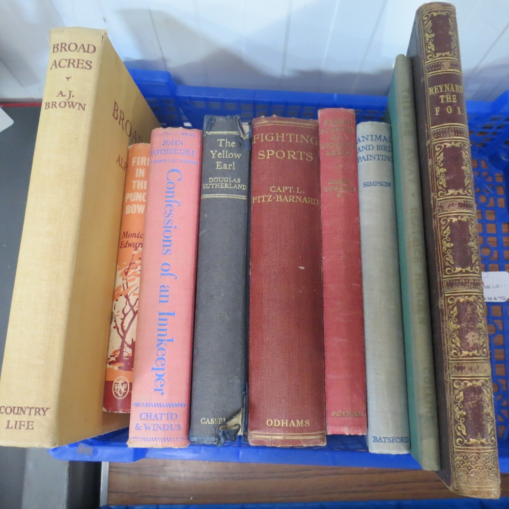 Ten books of Sporting & Associated Interests including a volume of Sir Alfred Munnings '