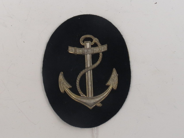 A WWII German Navy petty officer's arm badge.