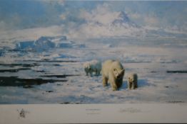 David Shepherd OBE (b.1931) ARR, ""Ice Wilderness"", Signed and numbered 530/1500 Colour print, 23