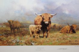 David Shepherd OBE (b.1931) ARR, ""Highland Mist"", Signed and numbered in pencil 140/975, Colour