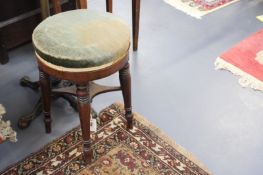 AN EARLY 19TH.C.PIANO STOOL