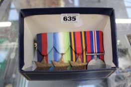 A SET OF WWII MEDALS
