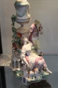 AN ANTIQUE DERBY? FIGURAL GROUP (A/F)