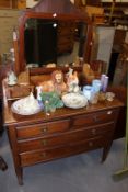 AN EDWARDIAN DRESSING CHEST