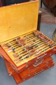 AN EXTENSIVE COLLECTION OF ANTIQUE AND VINTAGE COPPER AND IRON SOLDERING TOOLS