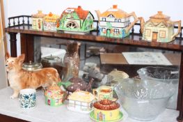 A COLLECTION OF COTTAGE WARES,ETC