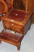 A VICTORIAN STEP COMMODE