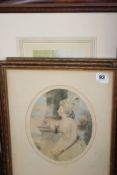 THREE 19TH.C.PORTRAIT ENGRAVINGS AND ONE OTHER