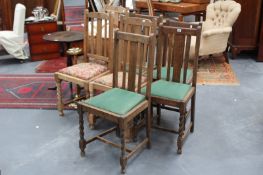SEVEN OAK DINING CHAIRS