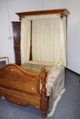 A VICTORIAN TESTER BED