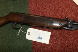 A WEBLEY MK3 .177 AIR RIFLE WITH FLUTED STOCK.********WITHDRAWN BY VENDOR**************