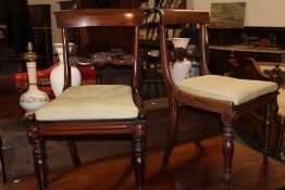 A PAIR OF WM.IV.ROSEWOOD SIDE CHAIRS