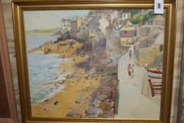 LEONARD FULLER (1891-1973) PEDNOLVA SIGNED OIL ON CANVAS. 51 x 61cms. ARR