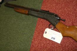 A SCARCE APACHE AIR RIFLE WITH TWO BARRELS .25 AND .177.********WITHDRAWN BY VENDOR**************