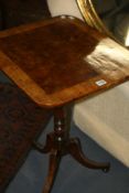 A 19TH.C.POLLARD OAK AND BURR ELM TRIPOD OCCASIONAL TABLE