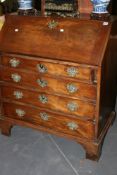 A GEO.III.MAHOGANY WRITING BUREAU