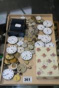 A COLLECTION OF WATCH MOVEMENTS.