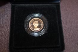 A GOLD SOVEREIGN DATED 1979.