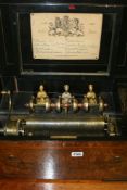 A 19TH.C.WALNUT CASED SWISS EIGHT AIRS MUSIC BOX