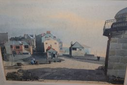 WILLIAM A ARNOLD (1900-?), VIEW OF ST IVES, CORNWALL, SIGNED, WATERCOLOUR, 28 X 39CM