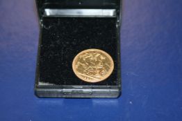 AN 1890 GOLD SOVEREIGN