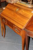 A 19THC.CONTINENTAL FRUITWOOD BUREAU