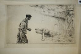 ARTHUR BRISCOE (1873-1943)THE BUCKO MATE, 1926,ETCHING SIGNED AND NUMBERED 56/75 IN INK, (STAINED